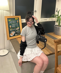 半袖Tシャツ 【単独商品/超特価】-3kg 細見えスリムフィット半袖 Tシャツ GRAY