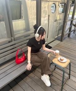 半袖Tシャツ 【単独商品/超特価】-3kg 細見えスリムフィット半袖 Tシャツ BLACK