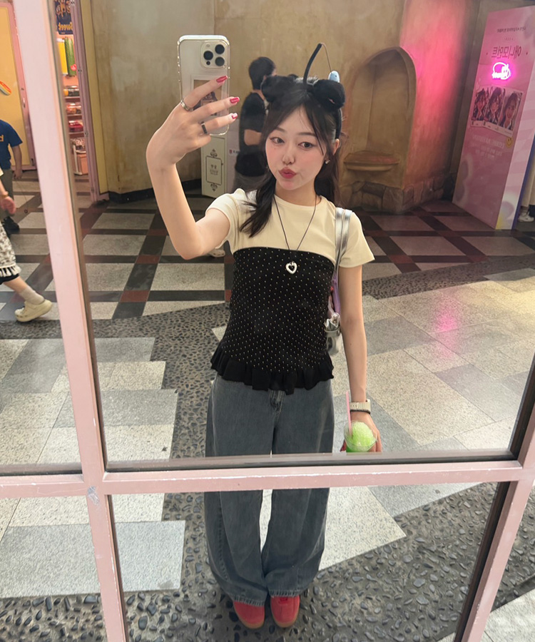 半袖Tシャツ 【単独商品/超特価】-3kg 細見えスリムフィット半袖 Tシャツ CREAM