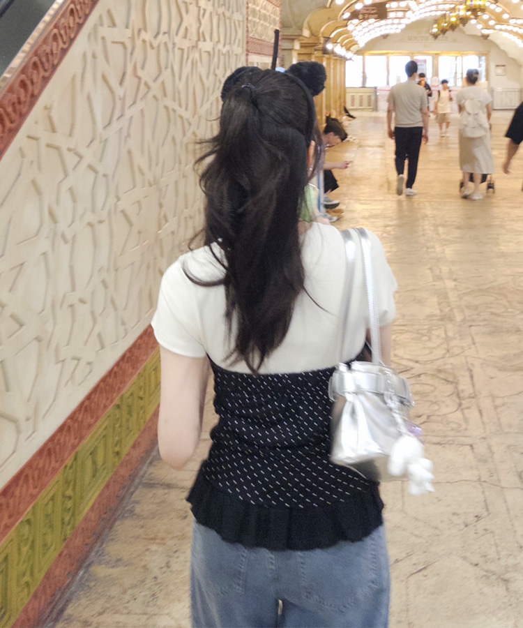 半袖Tシャツ 【単独商品/超特価】-3kg 細見えスリムフィット半袖 Tシャツ CREAM