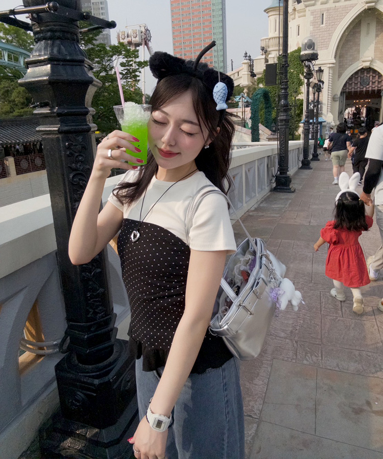 半袖Tシャツ 【単独商品/超特価】-3kg 細見えスリムフィット半袖 Tシャツ CREAM