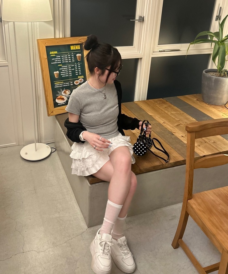 【単独商品/超特価】-3kg 細見えスリムフィット半袖 Tシャツ GRAY