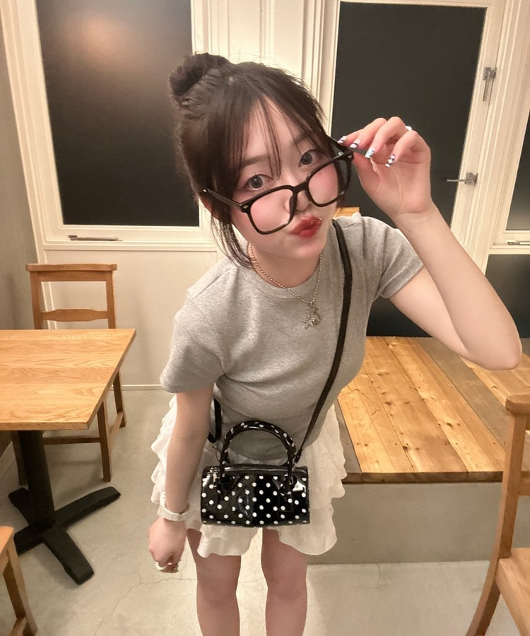 【単独商品/超特価】-3kg 細見えスリムフィット半袖 Tシャツ GRAY