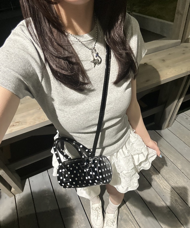 【単独商品/超特価】-3kg 細見えスリムフィット半袖 Tシャツ GRAY