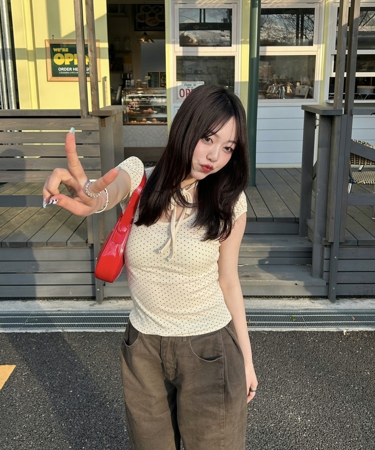 shalomclub MOLA DOT HOODY DRESS 韓国　ドット shalomclub MOLA DOT HOODY DRESS 韓国 ドット - メルカリ