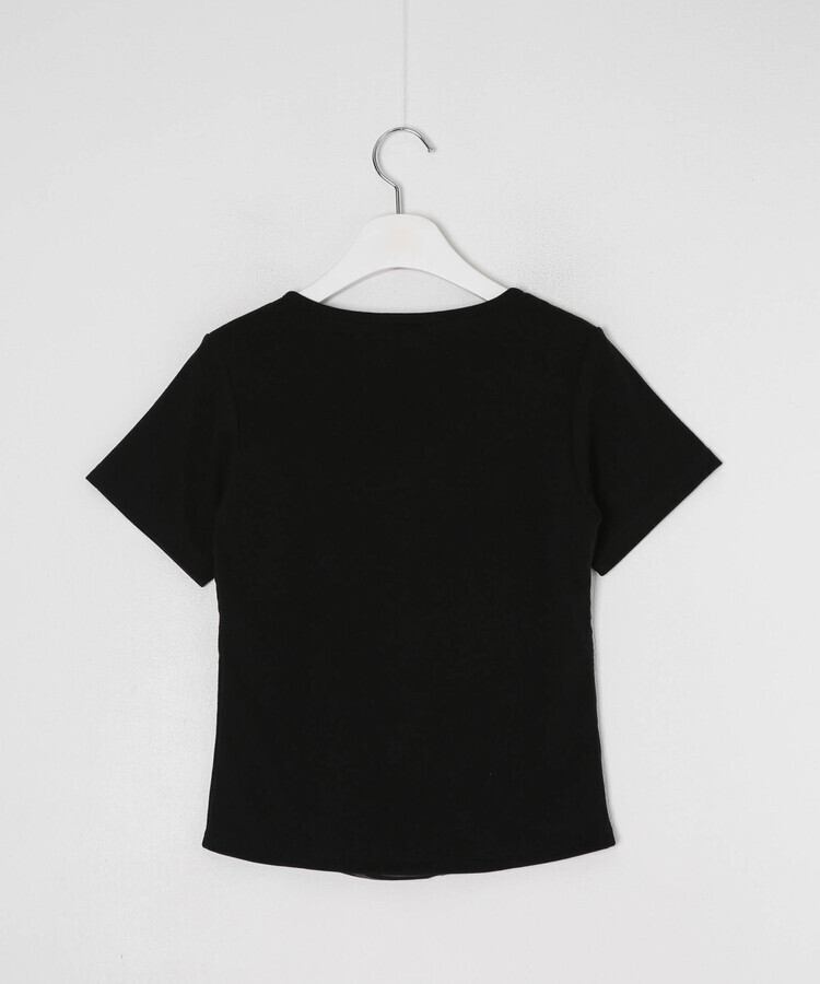 보더반팔 레이어드 가디건