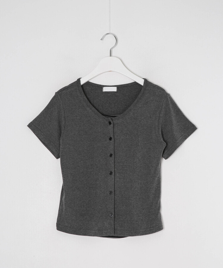 보더반팔 레이어드 가디건