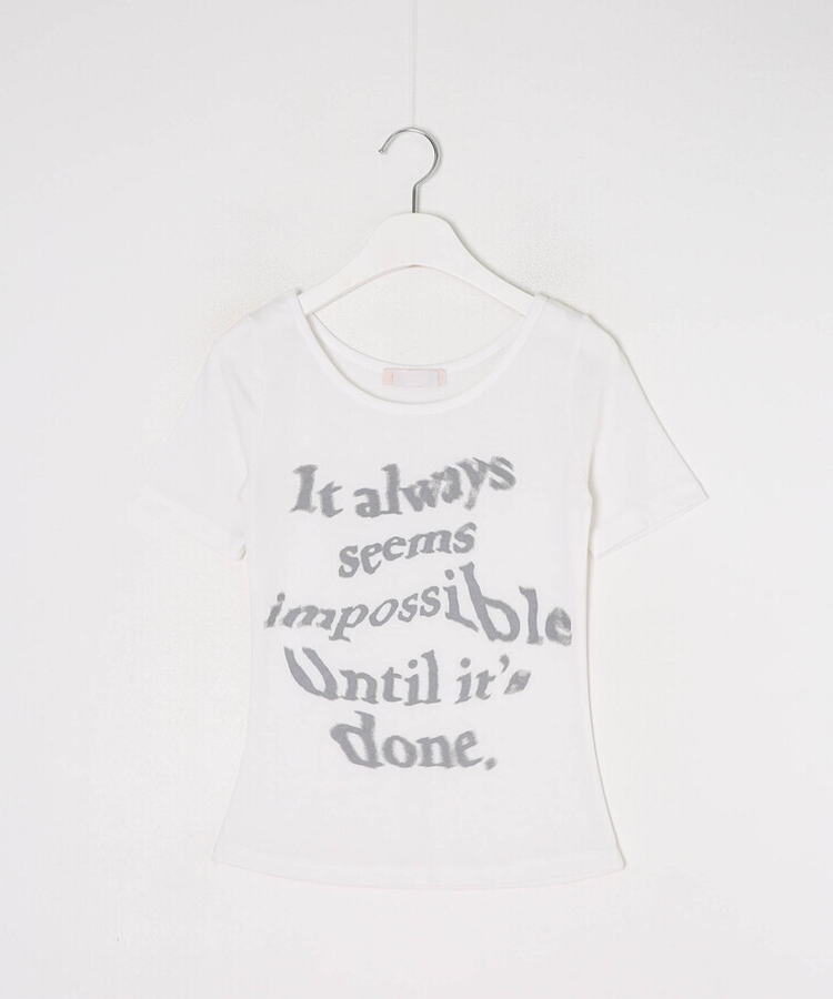 유니크 레터링 반팔 티셔츠 (5color)