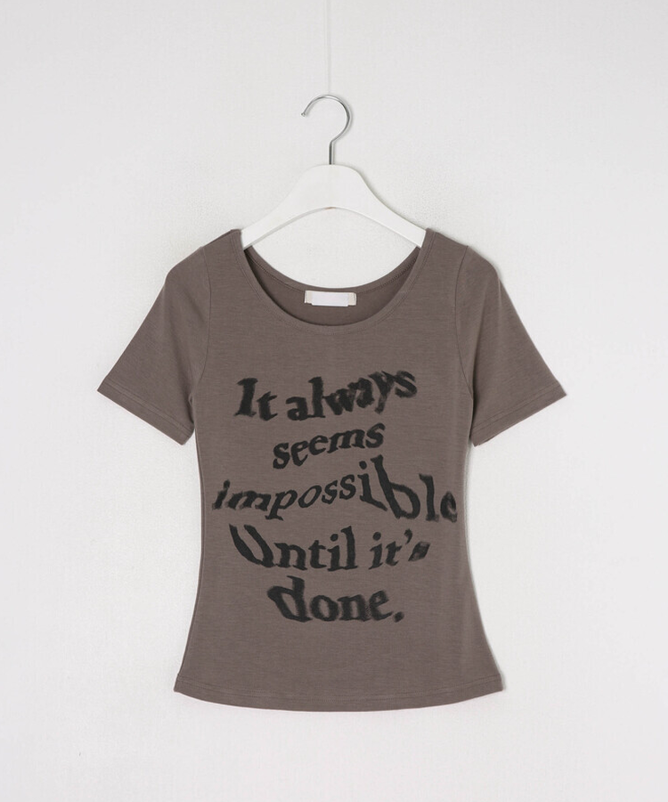 유니크 레터링 반팔 티셔츠 (5color)