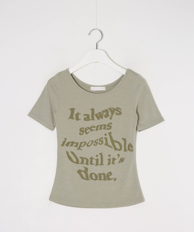 유니크 레터링 반팔 티셔츠 (5color)