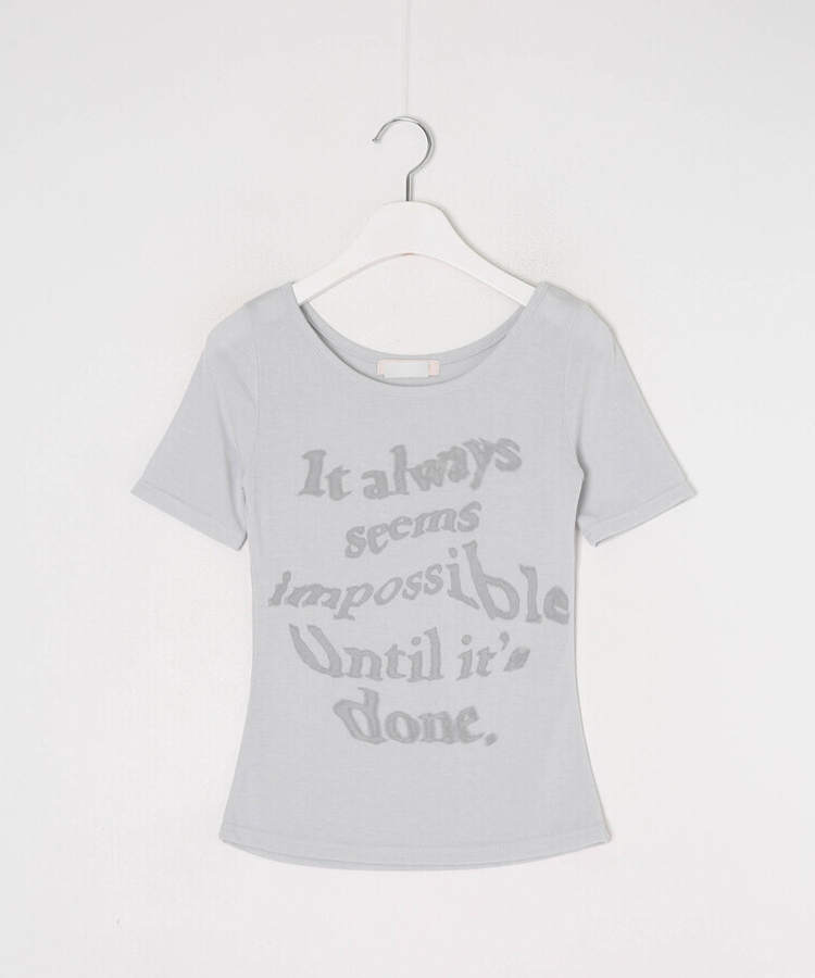 유니크 레터링 반팔 티셔츠 (5color)