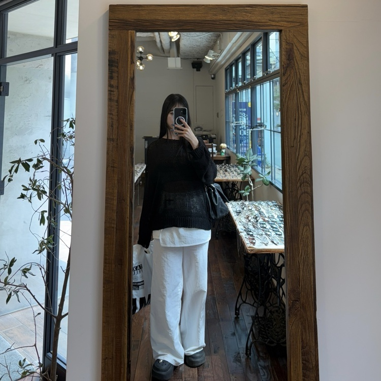 랩레이어드스커트 아이보리