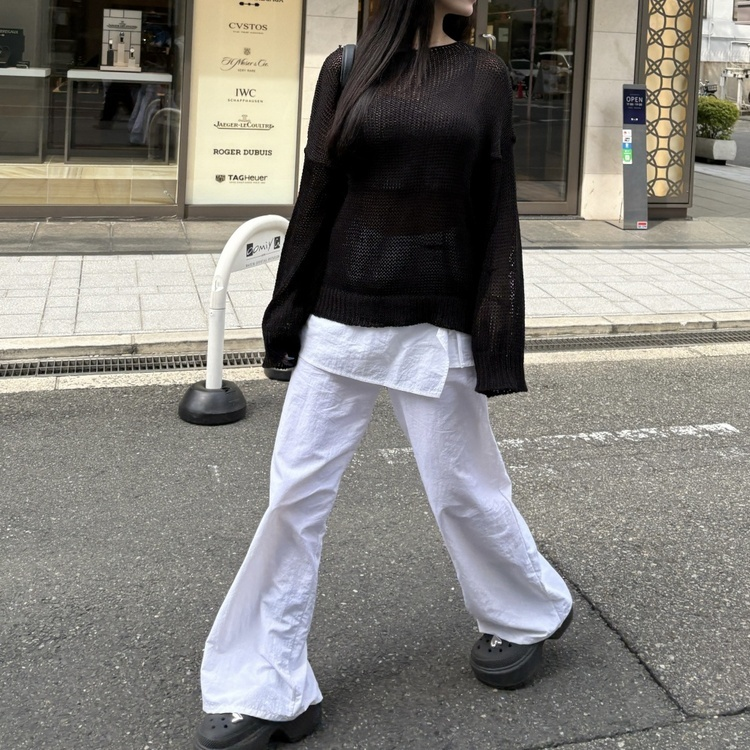 랩레이어드스커트 아이보리