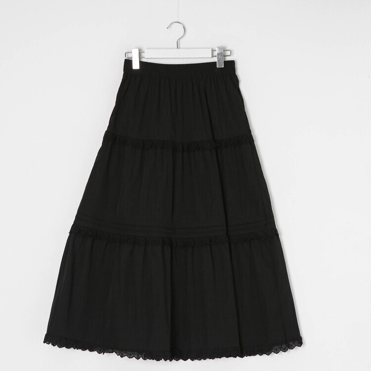 레이스 롱스커트