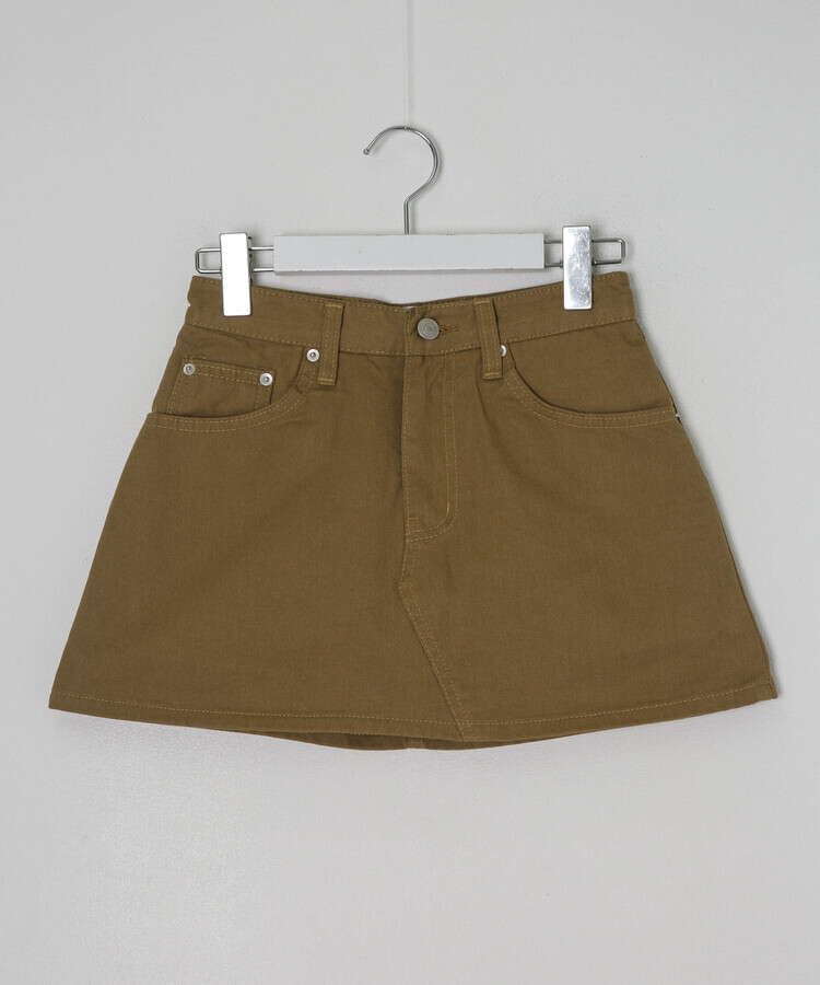 ハートボタン付きミニスカート