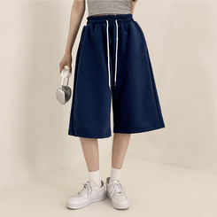 ショートパンツ 5分丈バミューダトレーニングパンツ BLUE
