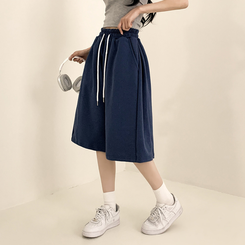 ショートパンツ 5分丈バミューダトレーニングパンツ BLUE