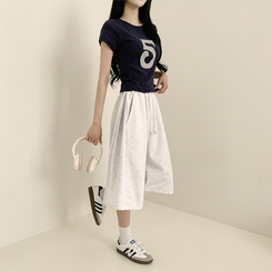 ショートパンツ 5分丈バミューダトレーニングパンツ WHITE OATMEAL