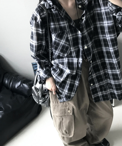 コットンパンツ ストリングカーゴパンツ BEIGE
