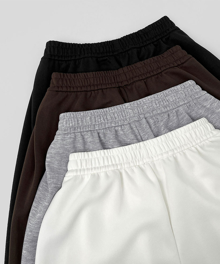 사이드 핀턱 골반 볼륨 업 벌룬 와이드 밴딩 팬츠