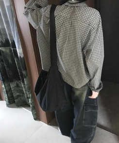シャツ ショートチェックシャツ MINT