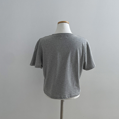 半袖Tシャツ 無地クロップ半袖Tシャツ(10color)