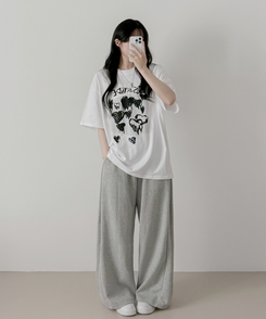 半袖Tシャツ タイト半袖Tシャツ WHITE