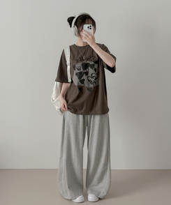 半袖Tシャツ タイト半袖Tシャツ KHAKI