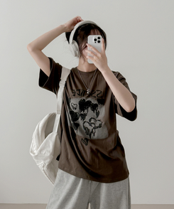 半袖Tシャツ タイト半袖Tシャツ KHAKI