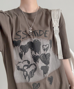 半袖Tシャツ タイト半袖Tシャツ KHAKI
