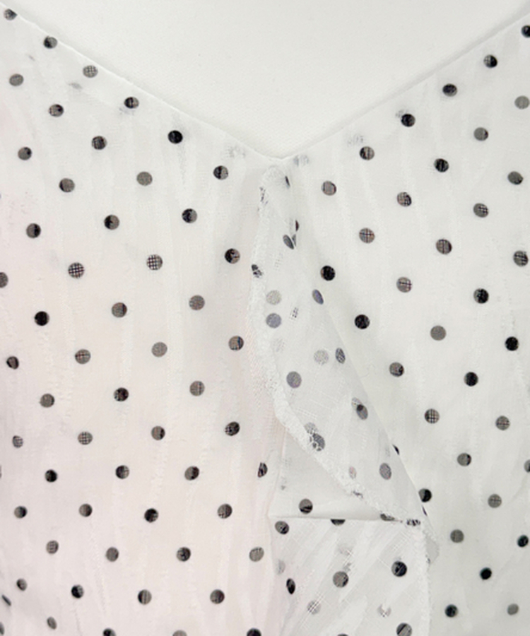 フリルアンバランスワンピース