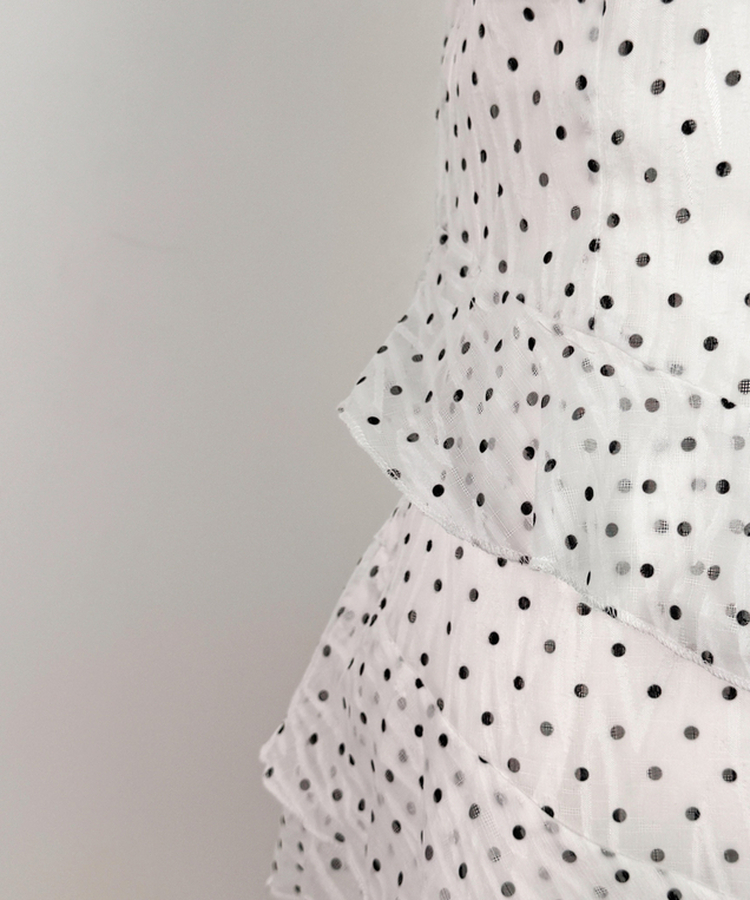 フリルアンバランスワンピース