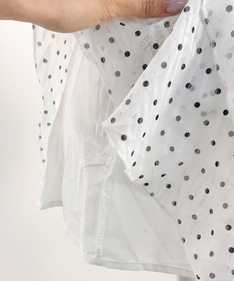 フリルアンバランスワンピース