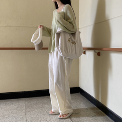 ニット シースルーオーバーロングニット(6color) LIGHT GREEN