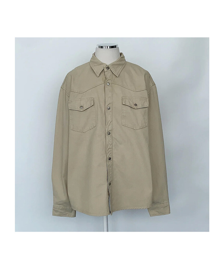 ウォッシングコットンシャツ(5color)