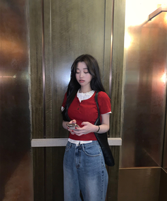 リリーファンニット(5color) RED