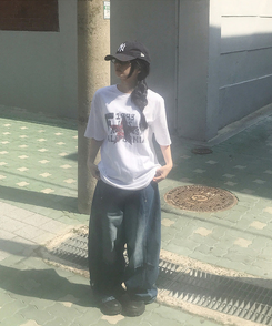 半袖Tシャツ 1993スターラウンド半袖Tシャツ WHITE