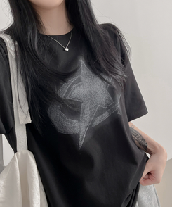 半袖Tシャツ ステラルーズ半袖Tシャツ BLACK