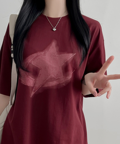 半袖Tシャツ ステラルーズ半袖Tシャツ WINE