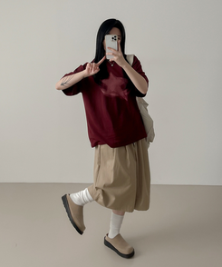 半袖Tシャツ ステラルーズ半袖Tシャツ WINE