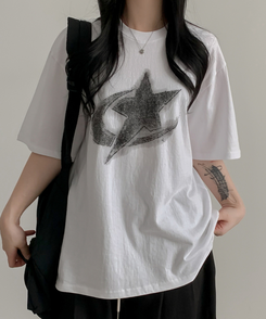半袖Tシャツ ステラルーズ半袖Tシャツ WHITE