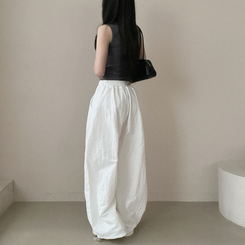 レイヤードスパンスリムキャミソール(8color) CHARCOAL