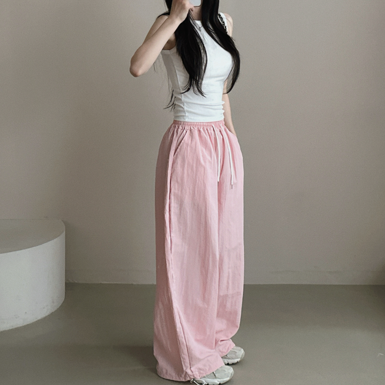 レイヤードスパンスリムキャミソール(8color) WHITE