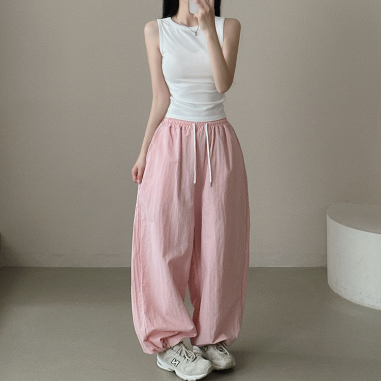 レイヤードスパンスリムキャミソール(8color) WHITE