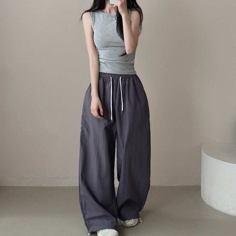 レイヤードスパンスリムキャミソール(8color) MELANGE