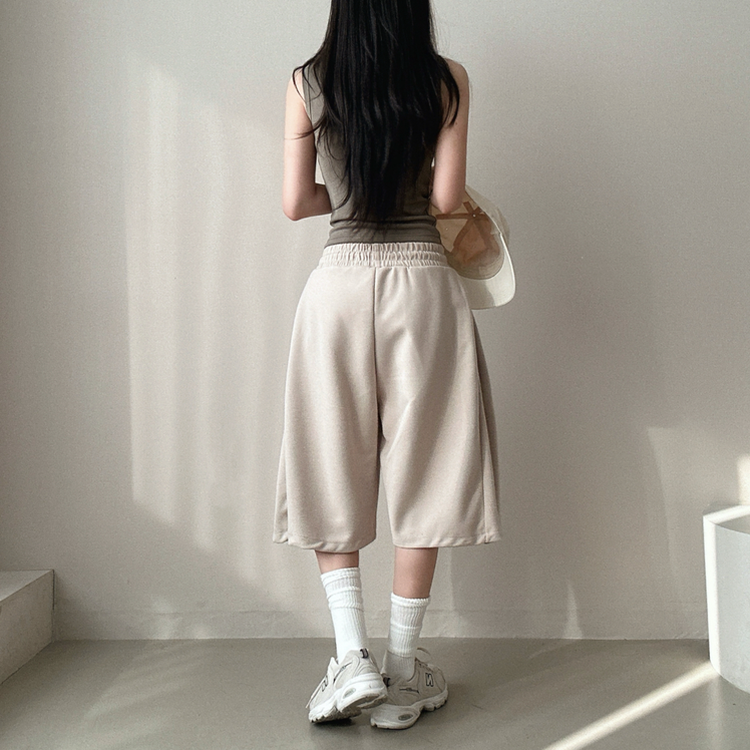 レイヤードスパンスリムキャミソール(8color) KHAKI