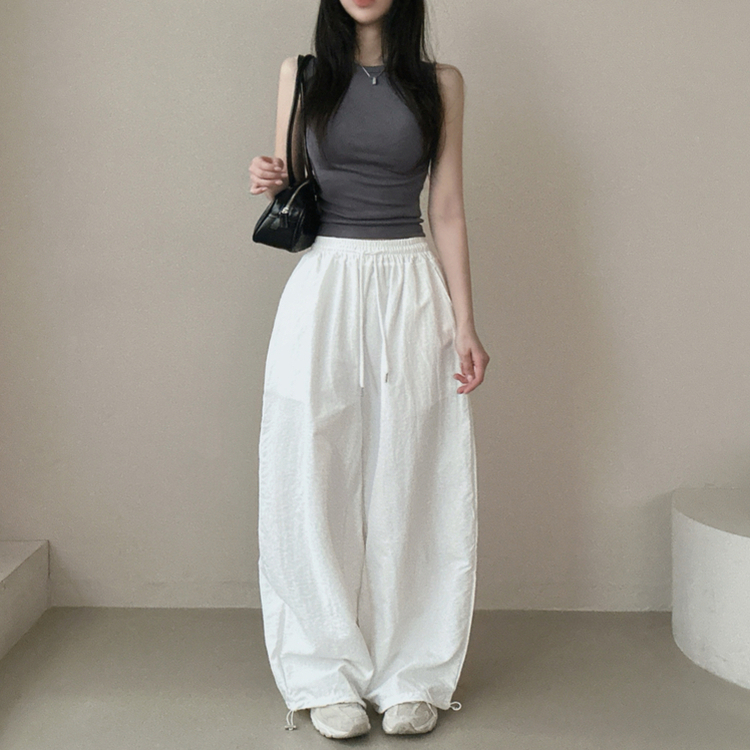 レイヤードスパンスリムキャミソール(8color) CHARCOAL