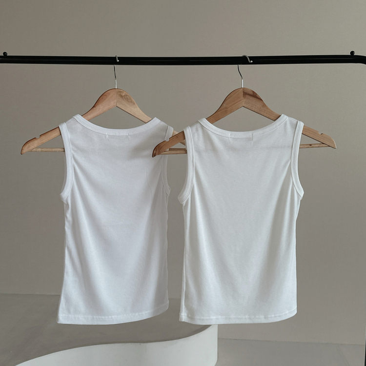 レイヤードスパンスリムキャミソール(8color)