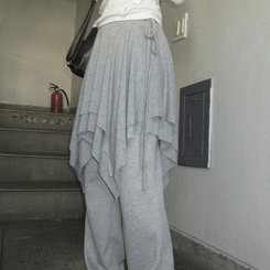 トレーニングパンツ スリムブーツカットトレーニングパンツ(6color) GREY
