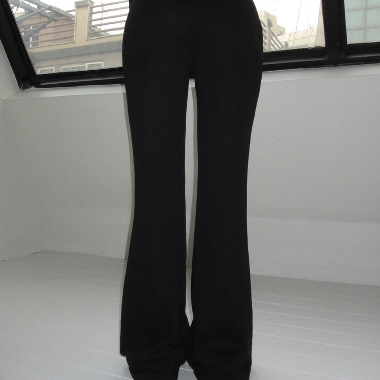 スリムブーツカットトレーニングパンツ(6color) BLACK